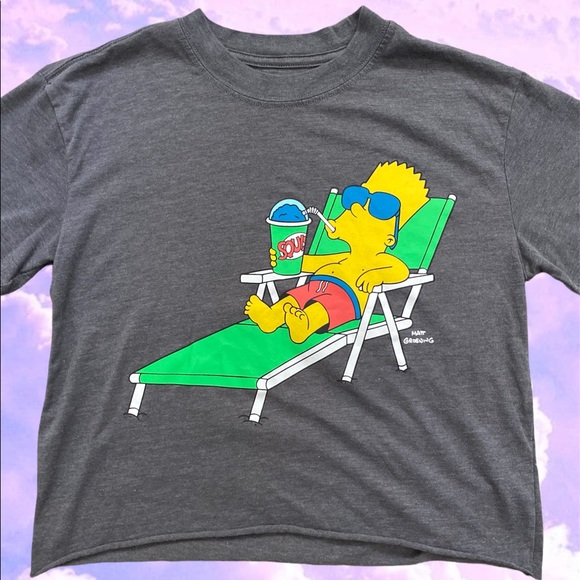 The Simpsons BART Crop Top - Picture 1 of 4
